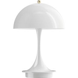 Louis Poulsen Lampe de table portable Panthella 160 Anniversary Edition Brass metallised-white