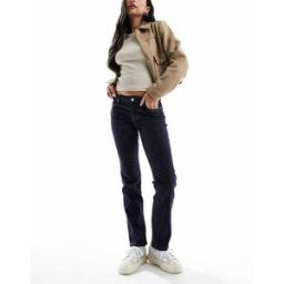 ONLY - Alicia - Jean droit taille classique - Bleu indigo Bleu W29 L32 female