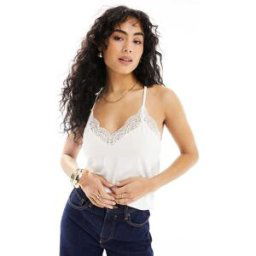 Vero Moda - Caraco en dentelle au dos - Blanc Blanc L female