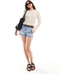 Vero Moda - Top crochetÃ© - CrÃ¨me-Blanc Blanc L female