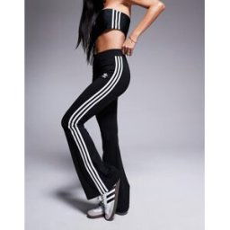 adidas Originals - Legging Ã©vasÃ© Ã trois bandes - Noir Noir 2XS female