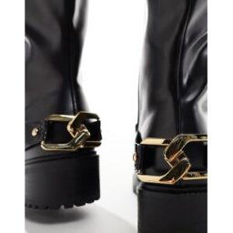 Simmi Shoes Simmi London - Gerald - Bottes hauteur genou - Noir Noir 38 female
