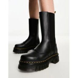 DR MARTENS - Audrick - Bottes Chelsea en cuir nappa - Noir Noir 41 female