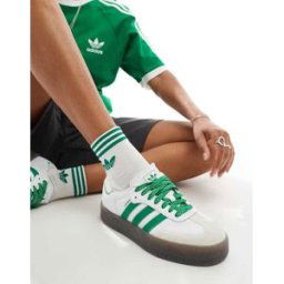 adidas Originals - Sambae - Baskets - Vert/blanc-Multicolore Multicolore 36 2/3 female