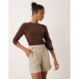 JDY - Short d'ensemble en jersey - Beige-Neutral Neutral M female