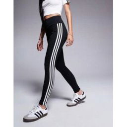 adidas Originals - Legging Ã 3 bandes - Noir Noir S female