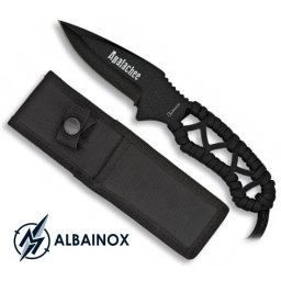 Couteau 20cm noir militaire - Full tang tout acier
