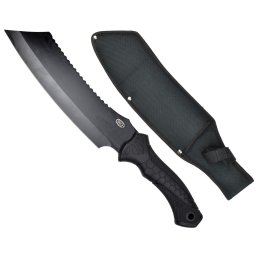 Poignard machette 39cm grip SCH tactique noir