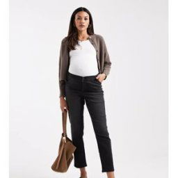 Asos Maternity ASOS DESIGN Maternity - Jean mom slim et confortable - Noir dÃ©lavÃ© Noir 46 female