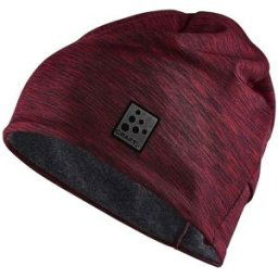 Bonnet micro-polaire Craft Ponytail Rouge TU Mixte