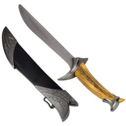 Dague ornementale 27cm fourreau métal lame acier