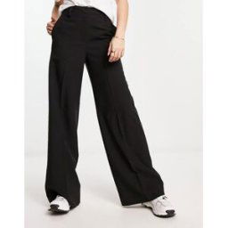 ASOS DESIGN - Pantalon ample et ajustÃ© - Noir Noir 32 female