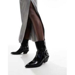 SEQWL - Bottines style santiags - Noir Noir 36 female