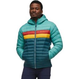 Doudoune à capuche Cotopaxi Fuego Turquoise XL Homme