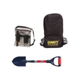 Pack Accessoires : Sac à dos Garrett, sacoche Camo et mini-pelle