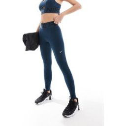 Nike Training - Pro - Legging sculptant Ã taille haute - Bleu marine Bleu marine XL female