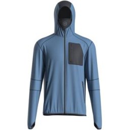 Polaire à capuche zippé Great Escapes Crater Bleu S Homme