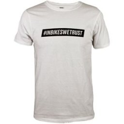 T-shirt Santafixie #InBikesWeTrust Limited Edition - Blanc