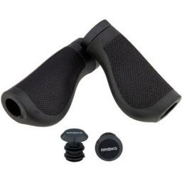 Poignées Brooks Ergonomic 100/100 Caoutchouc Noir
