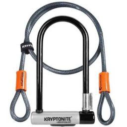 Antivol en U Kryptonite KryptoLok Standard + Câble 4' Flex