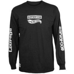 T-shirt Manche Longue Santafixie x Courage Limited Edition Noir