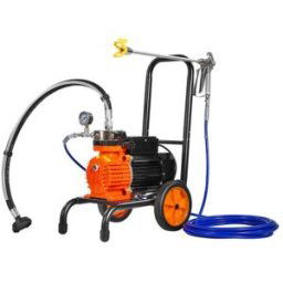 VEVOR Pulvérisateur sans Air sur Roulettes Pistolet de Peinture à Membrane 900 W