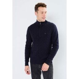Classic Cotton Cable MW0MW36532 par Tommy Hilfiger Bleu XXL Accessoires