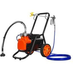 VEVOR Pulvérisateur sans Air sur Roulettes Pistolet de Peinture à Membrane 1700W