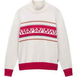 Pull col à rouler Napapijri D-sardona Beige XL Homme