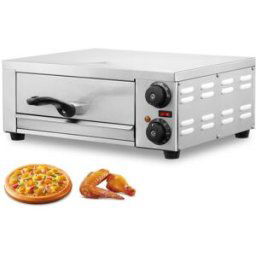 VEVOR Four à Pizza Électrique de Comptoir 12 pouces 1500 W Restaurant Maison