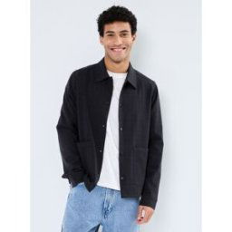 CFJohann 0174 shadow checked shacket par Casual Friday Gris L Accessoires