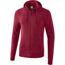 Sweat zippé à capuche Erima Basic Noir 2XL Homme