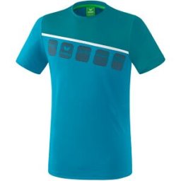 T-Shirt Erima 5-C Blanc L Homme