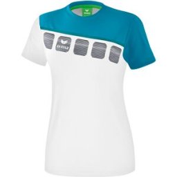 T-Shirt femme Erima 5-C Blanc 34 Femme