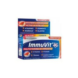 Forté Pharma Immuvit'4G 30 Comprimés - Pot 30 comprimés