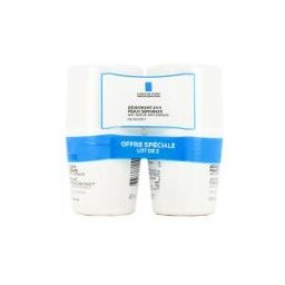 La Roche-Posay Déodorant Peaux Sensibles 24H 2 X 50 ml - Lot 2 x 50 ml