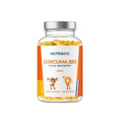 Nutri&Co Curcuma Bio Haute Absorption 60 Gélules - Pot 60 gélules