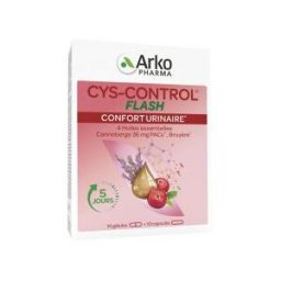 Arkopharma Cys-Control Cys Control Flash - Boîte 10 Gélules + 10 Capsules