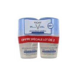 Vichy Déodorant Anti-Transpirant 48H Sans Alcool Bille Lot de 2 x 50 ml - Lot 2 x 50 ml