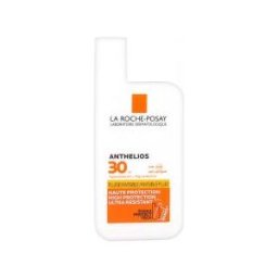 La Roche-Posay Anthelios Crème Solaire en Fluide Invisible Visage Spf30 Avec Parfum 50 ml - Flacon 50 ml