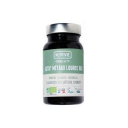 Nutrivie Activ'Métaux Lourds Bio - 30 Comprimés - Pot 30 comprimés