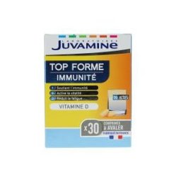 Juvamine Top Forme Immunité Vitamine D 30 Comprimés à Avaler - Boîte 30 comprimés
