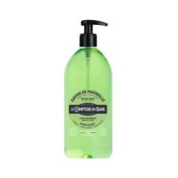 Le Comptoir du Bain Savon de Marseille Verveine Extra Doux 1 l - Flacon-Pompe 1 L