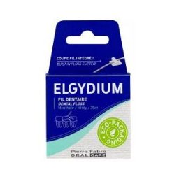 Pierre Fabre Oral Care Elgydium Dento-Fil - Fil Dentaire Eco Conçu - Boîte 1 fil de 35 m