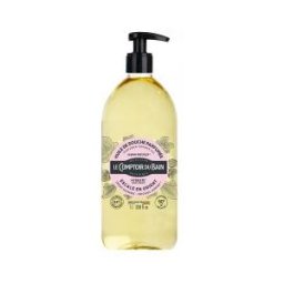 Le Comptoir du Bain Huile de Douche Jasmin Précieux 1 l - Flacon-Pompe 1000 ml