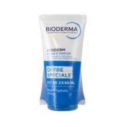 Bioderma Atoderm Crémé Mains-Ongles T50Ml Lot 2 - Lot 2 x 50 ml