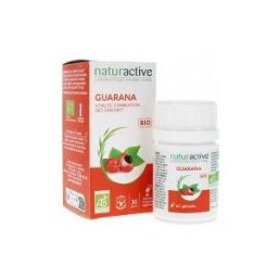 Naturactive Guarana Bio - Vitalité, Combustion des Graisses - 60 Gélules - Pot 60 gélules