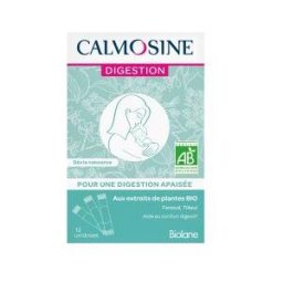 Calmosine Digestion Bio - Boite de 12 Sticks de 5 ml - Boîte 12 dosettes de 5 ml