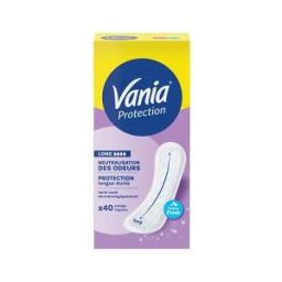 Vania Protection Protège-Slips Long Fresh 40 Protège-Lingeries - Boîte 40 Protège-Slips