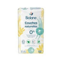 Biolane Couches Écologiques Taille 4 - X44 - Paquet 44 couches